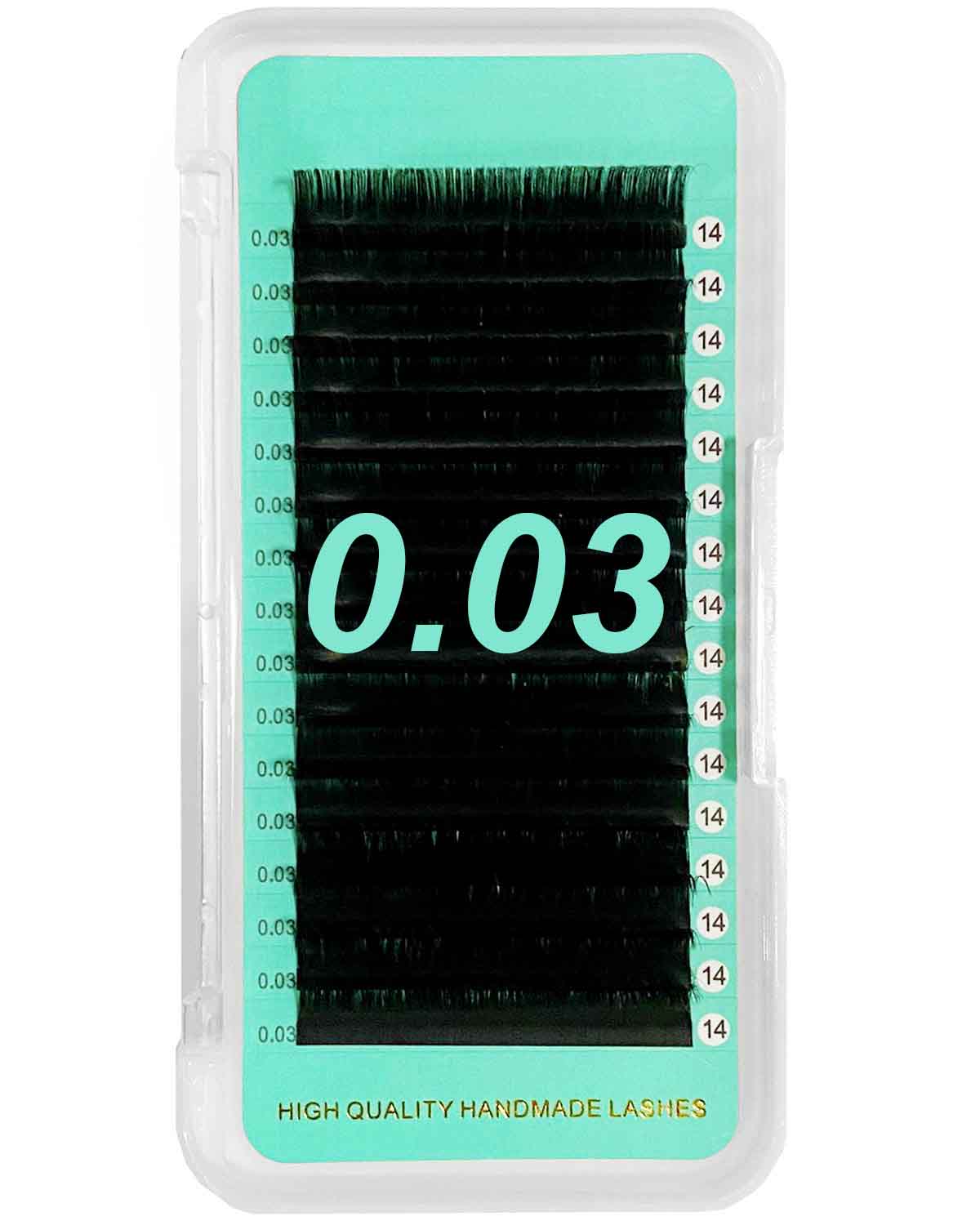 Cashmere PRO Extra Matte Deep Black Lashes 【16 lines no-logo】0.03mm【BEST QUALITY EVER】